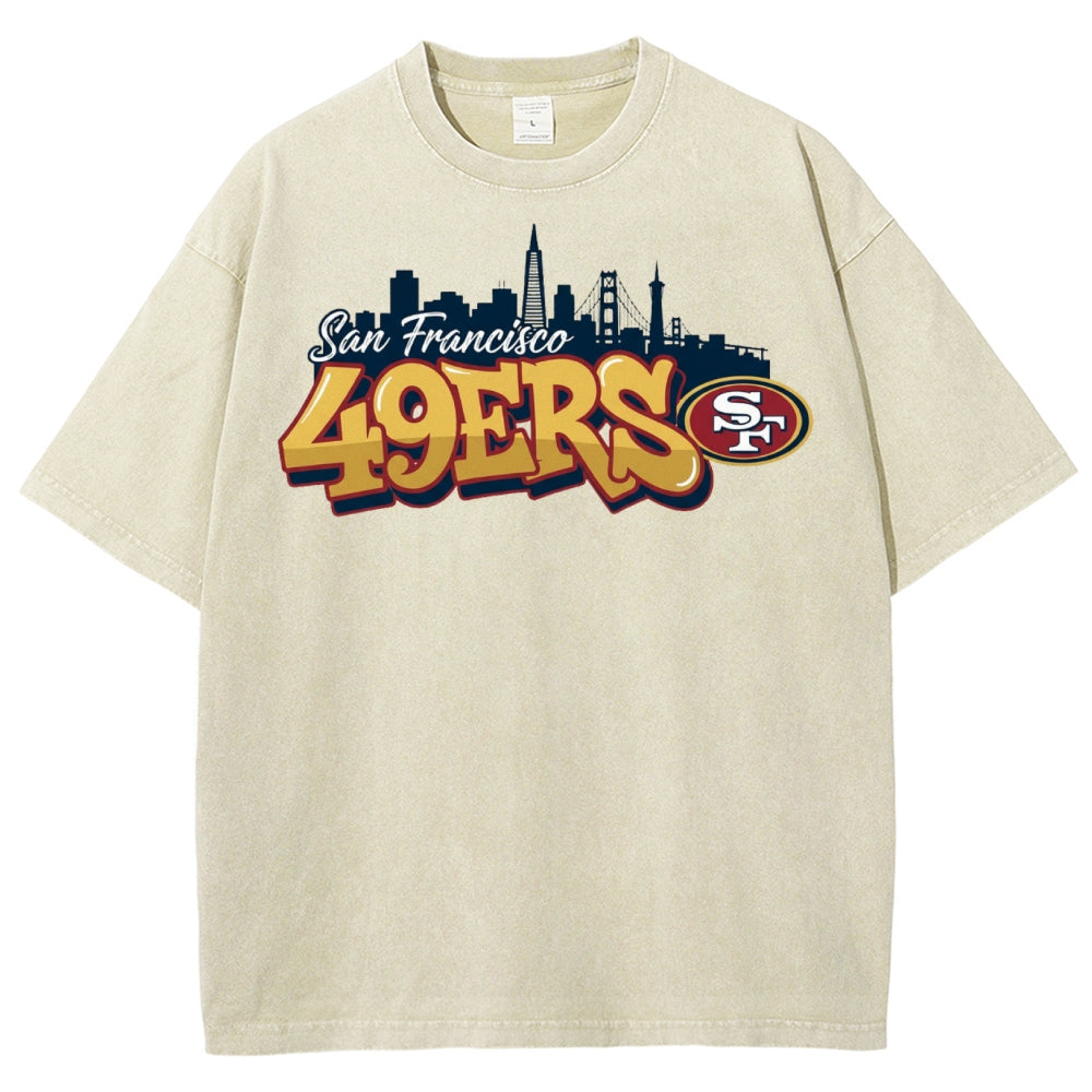 San Francisco 49ers Unisex Vintage Washed T-shirt