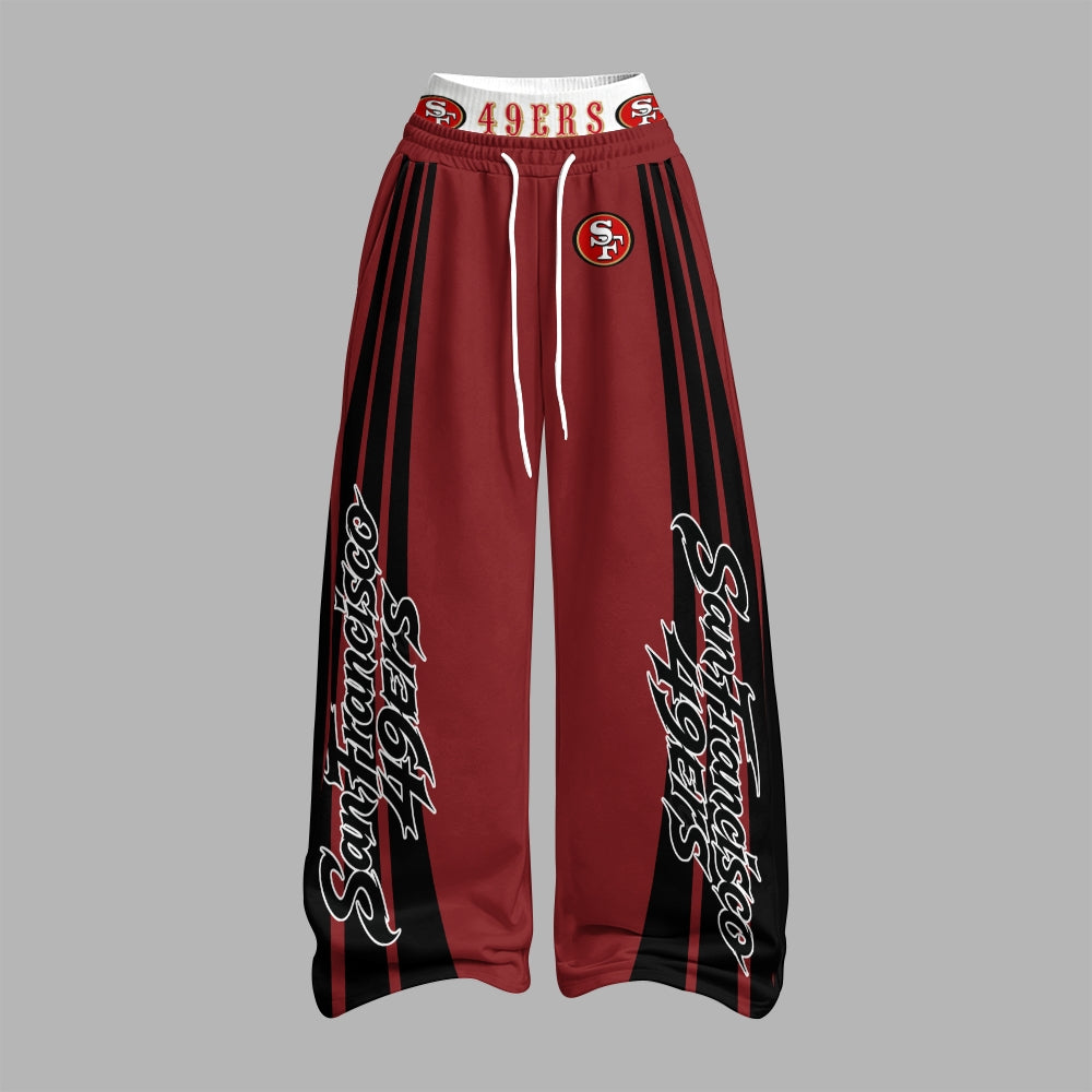 San Francisco 49ers Zip-up hooded jacket and elastic-waist pants set | NFL