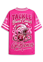 Women Denver Broncos Breast Cancer Awareness Pink Football Jersey
