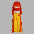 Kansas City Chiefs Zip-up hooded jacket and elastic-waist pants set | NFL