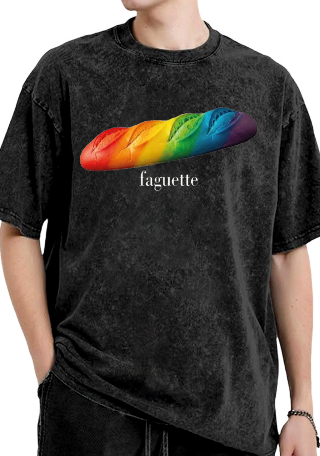 Faguette LGBT Comfort Colors Washed T-Shirt