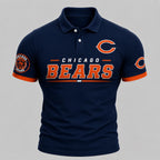 Chicago Bears Men's Polo Shirt with Print