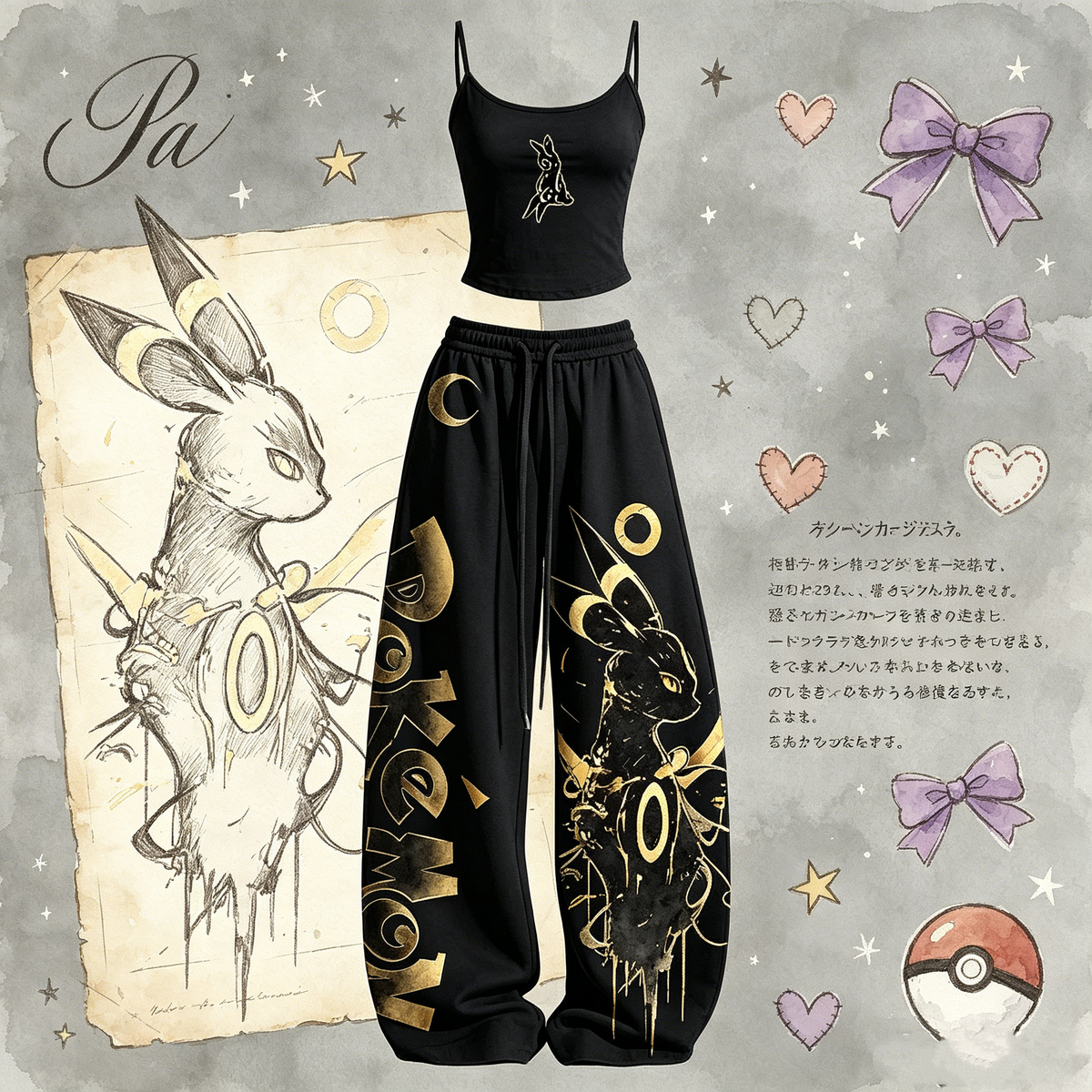 Pokémon Top & Elasticated Trousers Two-Piece Set Main image