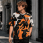 Orange Camo FC Lorient T Shirt Custom Name For Fan