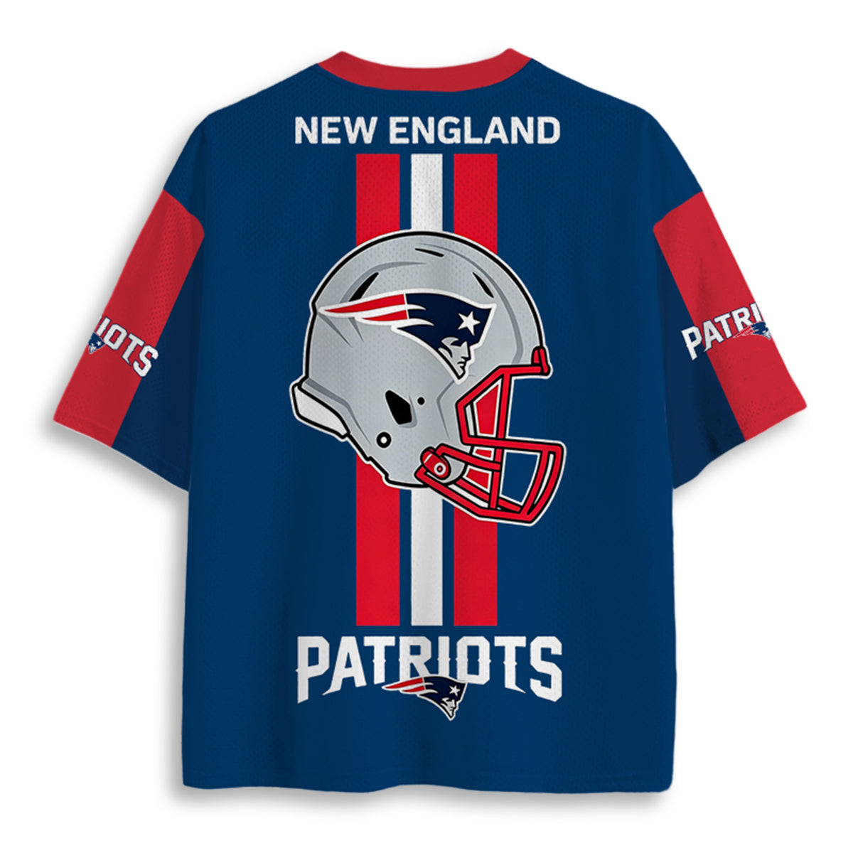 New England Patriots EST 1960 Vintage Mascot Graphic Jersey Shirts