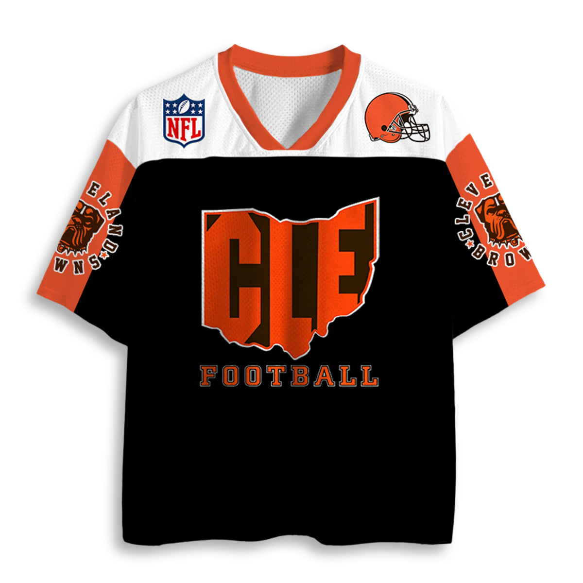 Cleveland Browns CLE Football Graphic Jersey Shirts Secondary image
