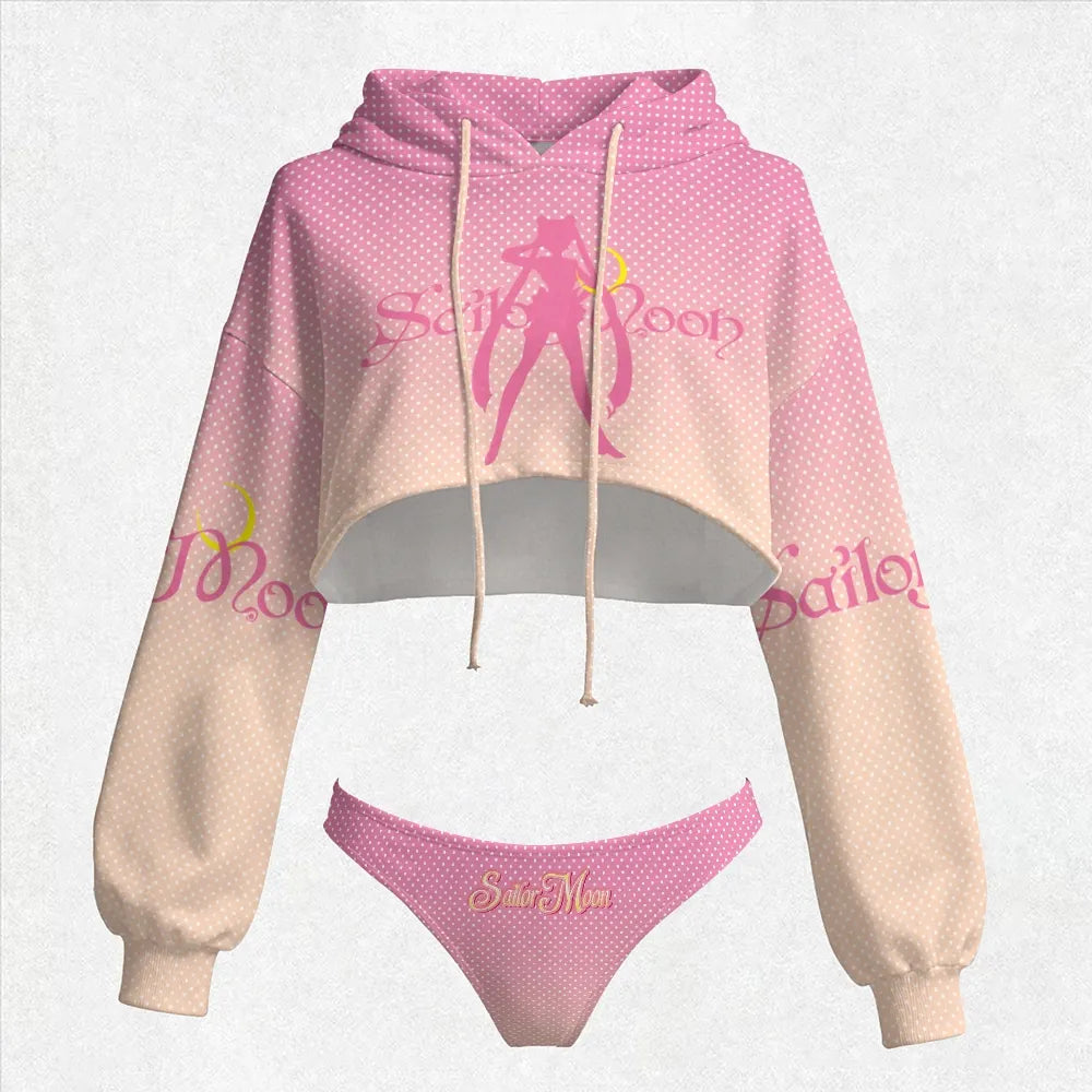 "Sailor Moon" Women's Hooded Thicken Suit Set