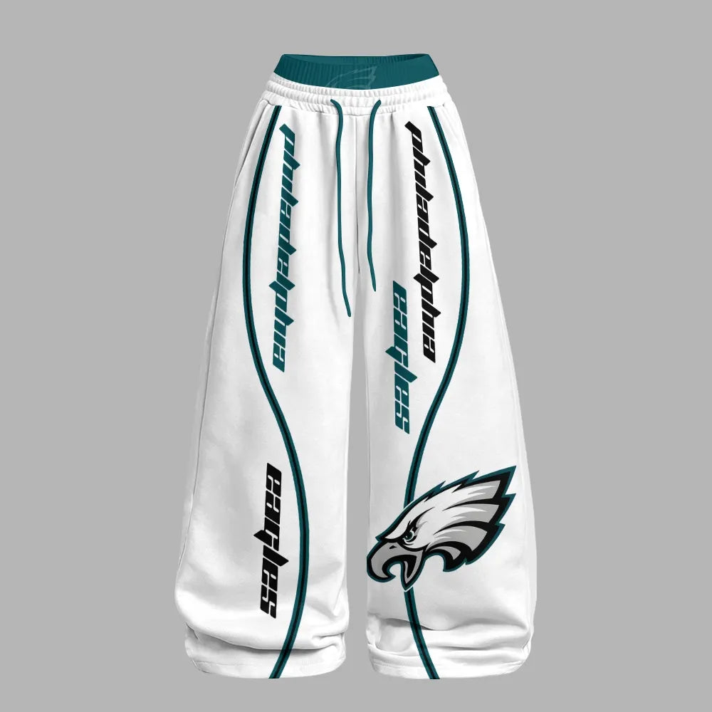Philadelphia Eagles Long-Sleeved Double-Layer Stretch Pants Set | NFL