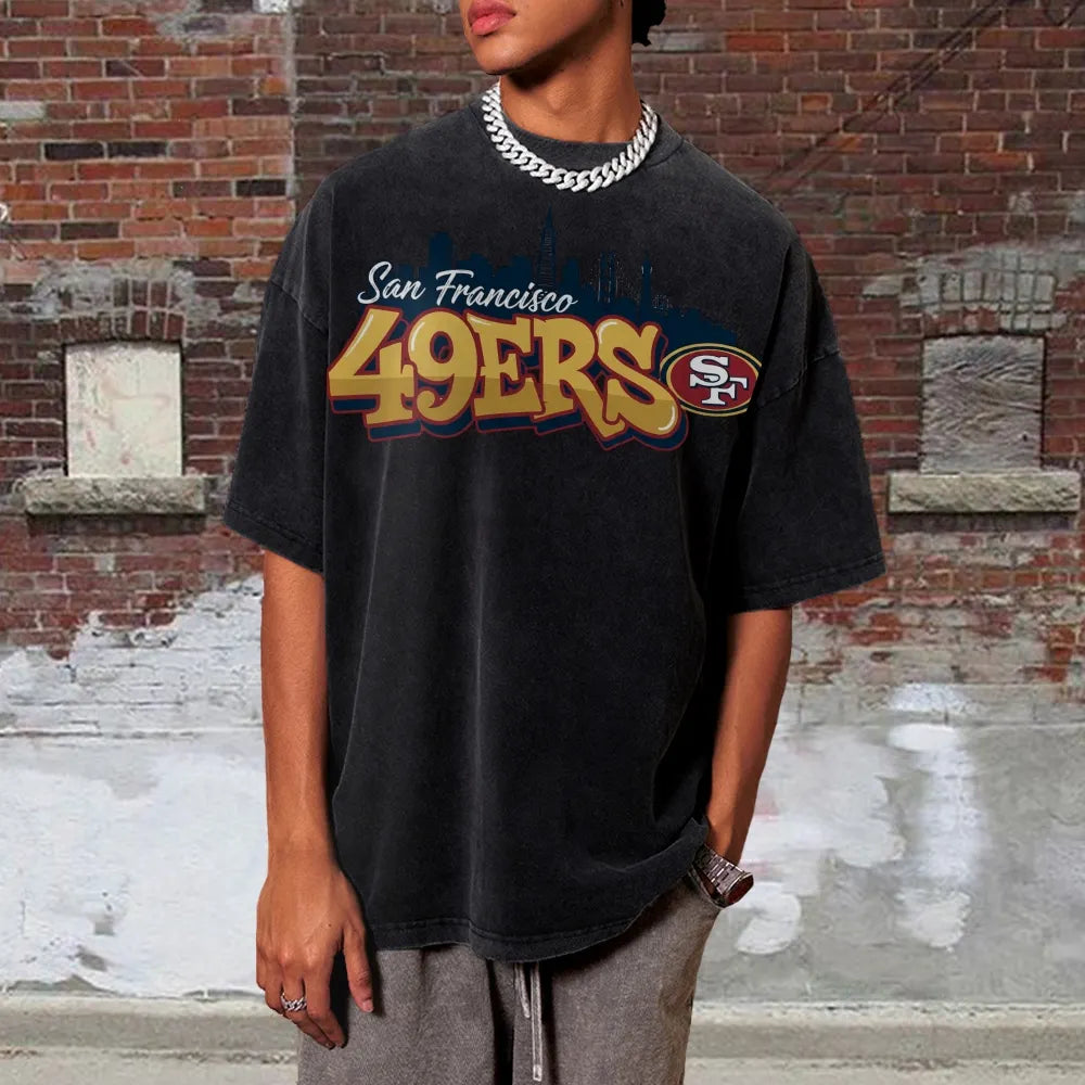 San Francisco 49ers Unisex Vintage Washed T-shirt