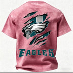 Philadelphia Eagles Printed Unisex 100% Pure Cotton Washed T-Shirt