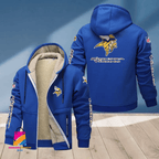 Minnesota Vikings Multicolor Thick Zip-Up Hoodie