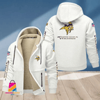 Minnesota Vikings Multicolor Thick Zip-Up Hoodie