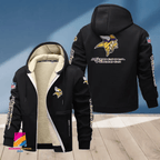 Minnesota Vikings Multicolor Thick Zip-Up Hoodie