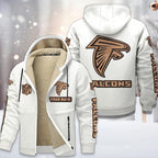 Atlanta Falcons Premium Sherpa-Lined Winter Hoodie – Personalized Edition
