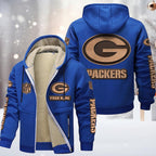 Green Bay Packers Premium Sherpa-Lined Winter Hoodie – Personalized Edition