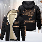 Tampa Bay Buccaneers Premium Sherpa-Lined Winter Hoodie – Personalized Edition