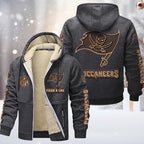 Tampa Bay Buccaneers Premium Sherpa-Lined Winter Hoodie – Personalized Edition