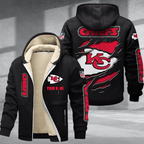 Kansas City Chiefs Premium Thick Zip-Up Hoodie