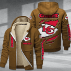 Kansas City Chiefs Premium Thick Zip-Up Hoodie