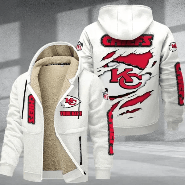 Kansas City Chiefs Premium Thick Zip-Up Hoodie