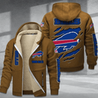 Buffalo Bills Premium Thick Zip-Up Hoodie