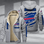 Buffalo Bills Premium Thick Zip-Up Hoodie