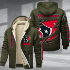 Houston Texans Premium Thick Zip-Up Hoodie