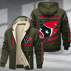 Houston Texans Premium Thick Zip-Up Hoodie