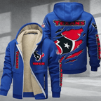Houston Texans Premium Thick Zip-Up Hoodie