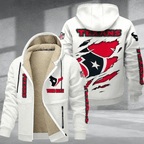 Houston Texans Premium Thick Zip-Up Hoodie