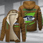 Seattle Seahawks Premium Thick Zip-Up Hoodie