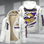 Minnesota Vikings Premium Thick Zip-Up Hoodie