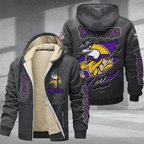 Minnesota Vikings Premium Thick Zip-Up Hoodie
