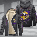 Minnesota Vikings Premium Thick Zip-Up Hoodie