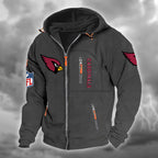 Arizona Cardinals Hooded Cardigan Jacket