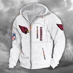 Arizona Cardinals Hooded Cardigan Jacket