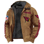 Arizona Cardinals Hooded Cardigan Jacket