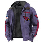 Arizona Cardinals Hooded Cardigan Jacket