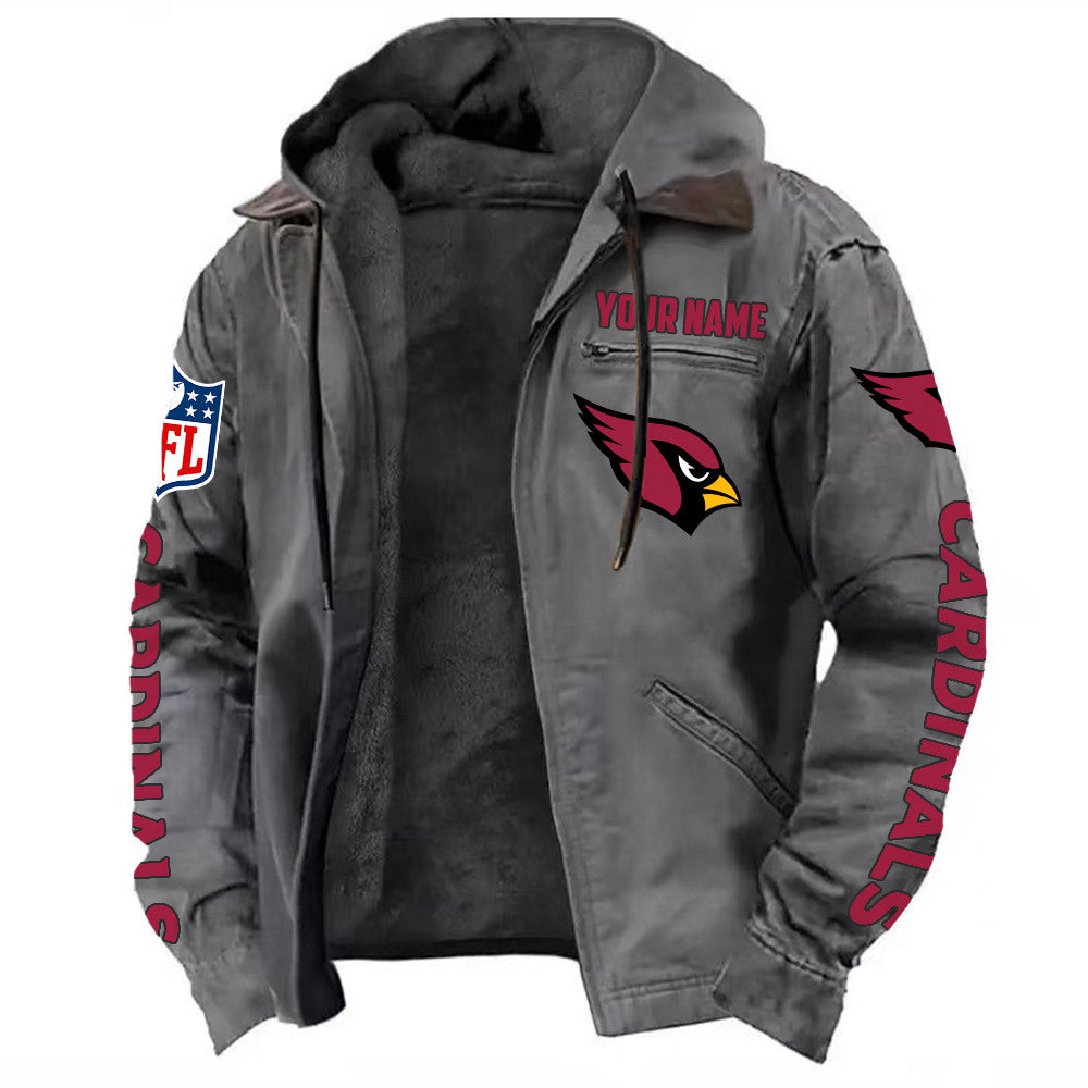 Arizona Cardinals Hooded Cardigan Jacket Main image