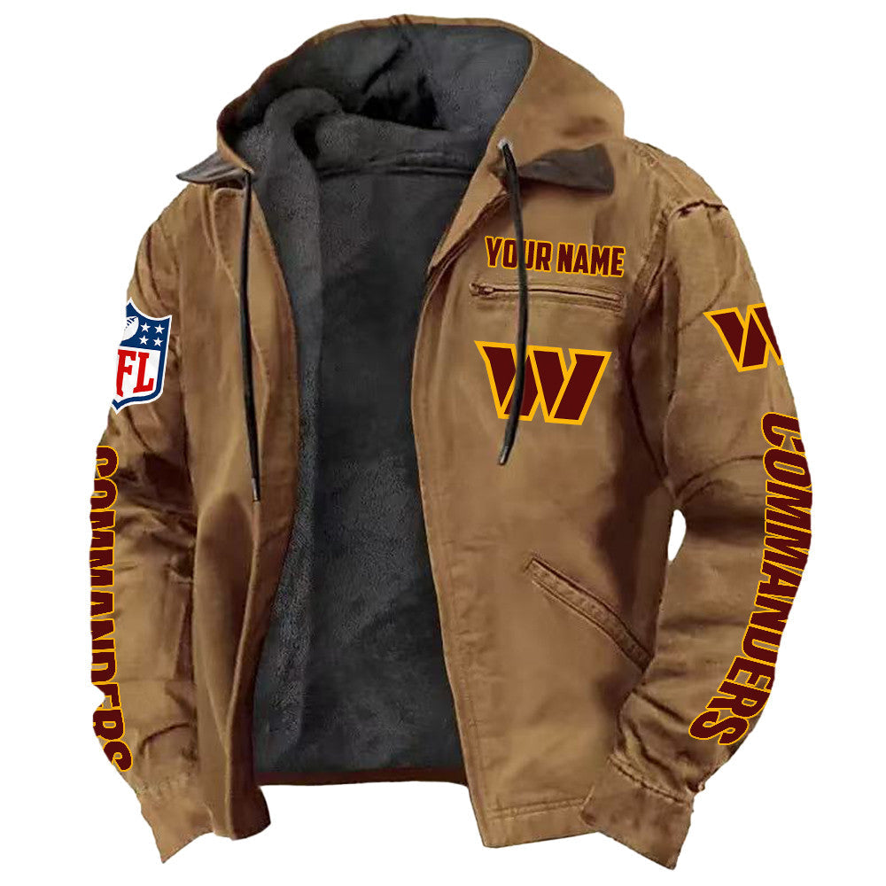 Washington Commanders Hooded Cardigan Jacket Main image