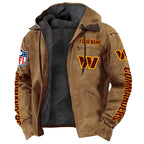 Washington Commanders Hooded Cardigan Jacket