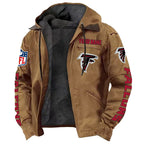 Atlanta Falcons Hooded Cardigan Jacket