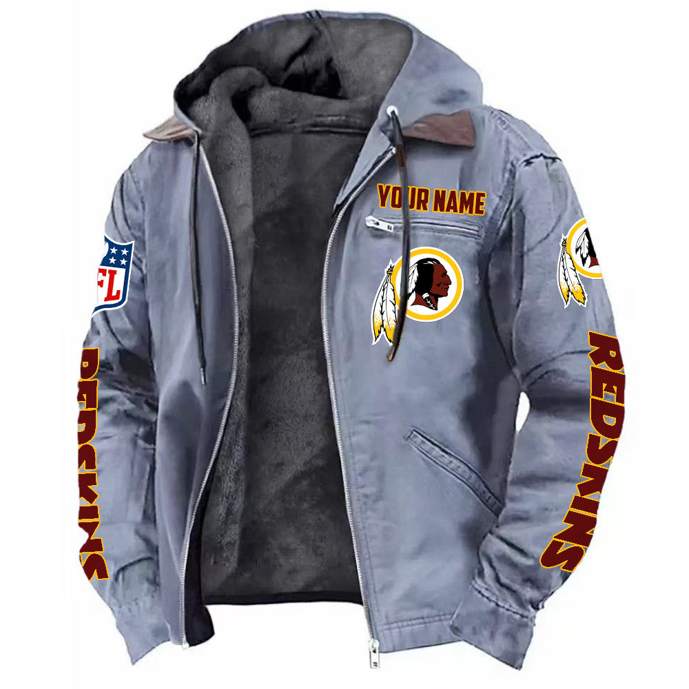 Washington Redskins Hooded Cardigan Jacket