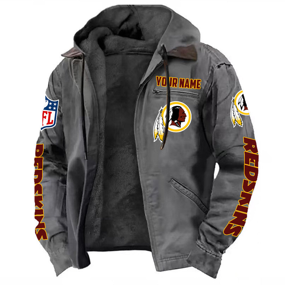 Washington Redskins Hooded Cardigan Jacket