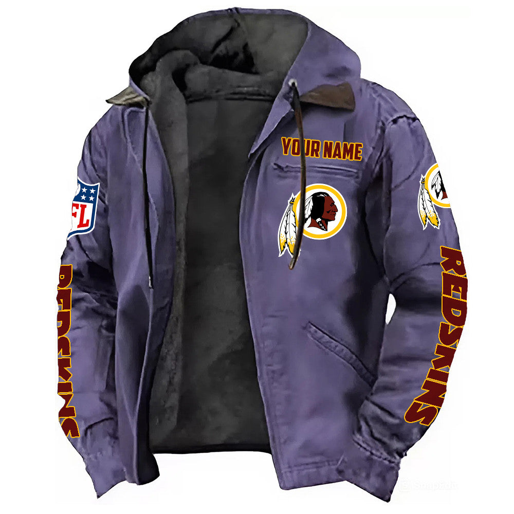 Washington Redskins Hooded Cardigan Jacket