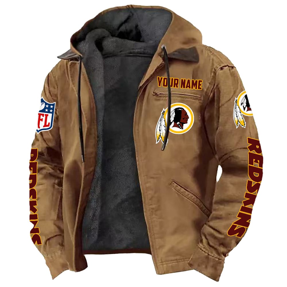 Washington Redskins Hooded Cardigan Jacket