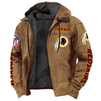 Washington Redskins Hooded Cardigan Jacket