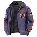 Cincinnati Bengals Hooded Cardigan Jacket