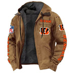 Cincinnati Bengals Hooded Cardigan Jacket