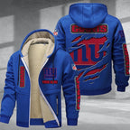 New York Giants Premium Sherpa-Lined Winter Hoodie – Personalized Edition